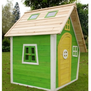 tp forest cabin wooden playhouse