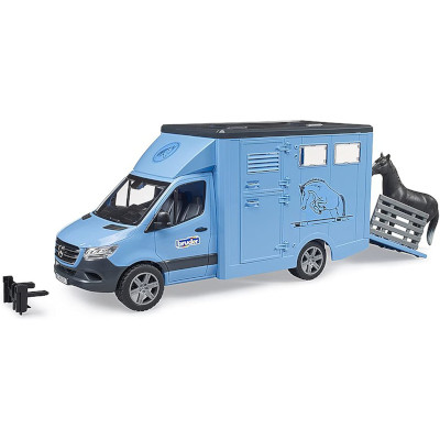 thumbnail image 2 of BRUDER 02227 Livestock Trailer With 1 Cow Figure, 1:16 Scale, Bworld Series 2 of 3