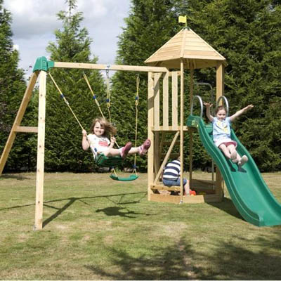 Tp Toys Castlewood Tower Swing Arm Crazywavy Slide And Swing Seats