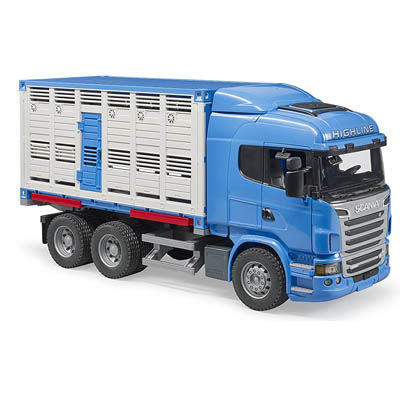 Bruder Toys Scania Cattle Lorry/ Toy Livestock/Transport Trailer ...